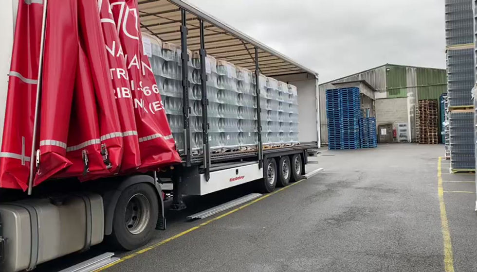 Déchargement de marchandise